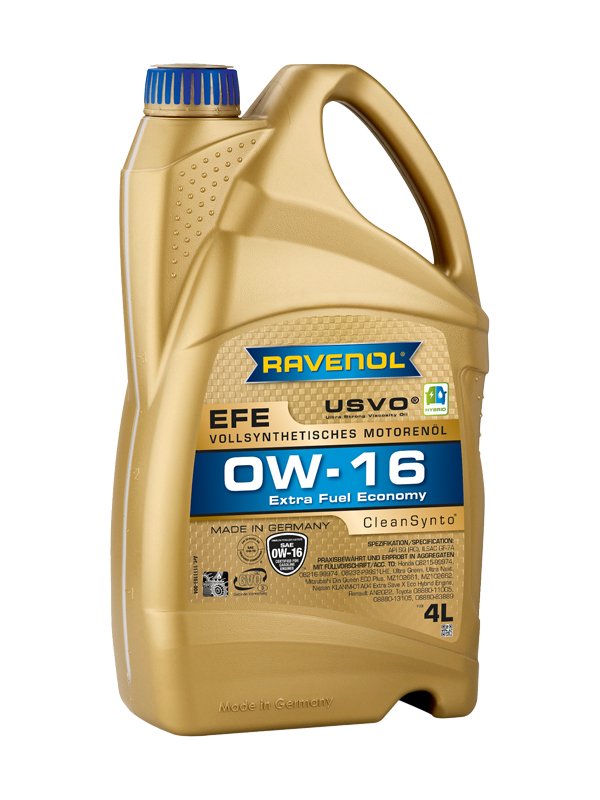 RAVENOL 0W-16 EFE Full Synthetic 4L