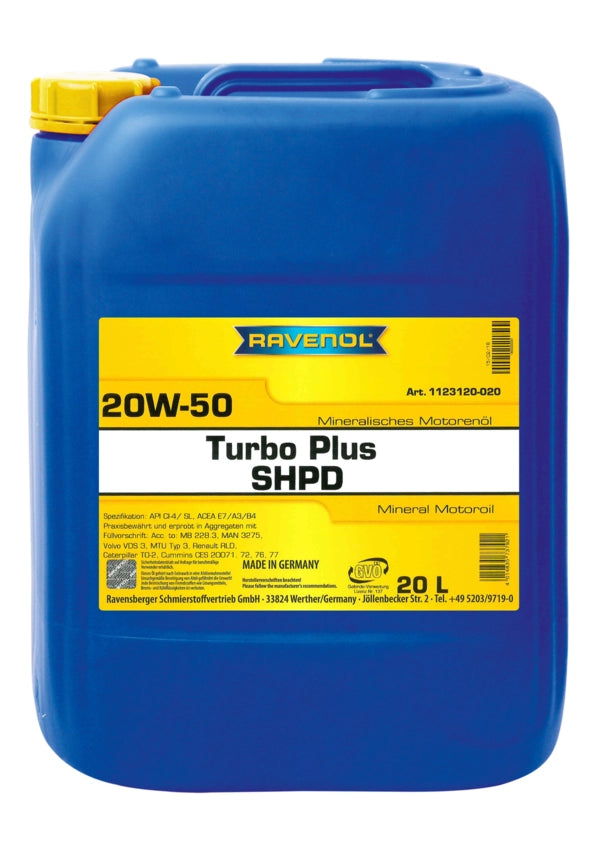 RAVENOL 20W-50 SHPD TURBO PLUS 20L