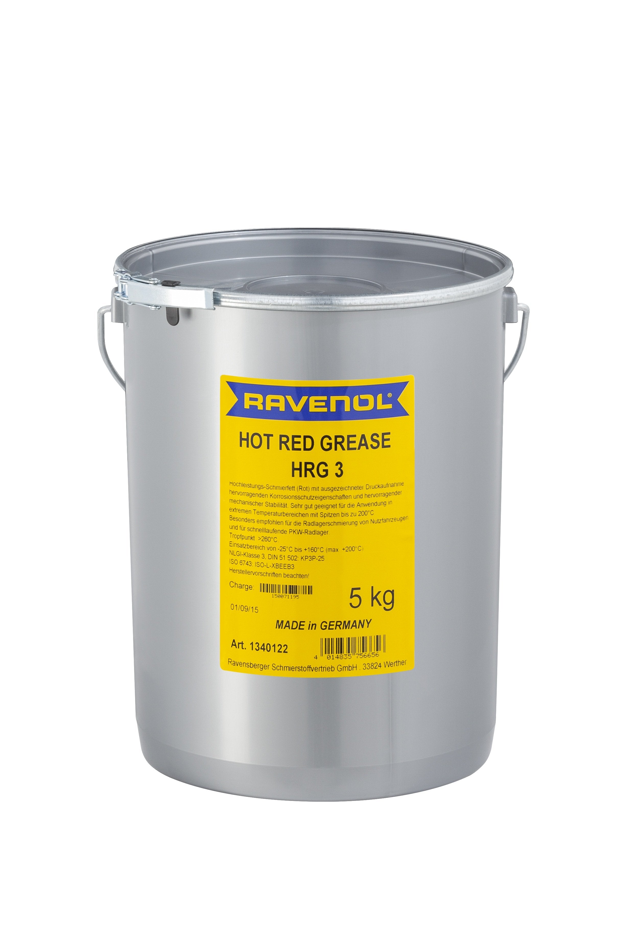 RAVENOL Hot Red HRG3 Grease 5kgs